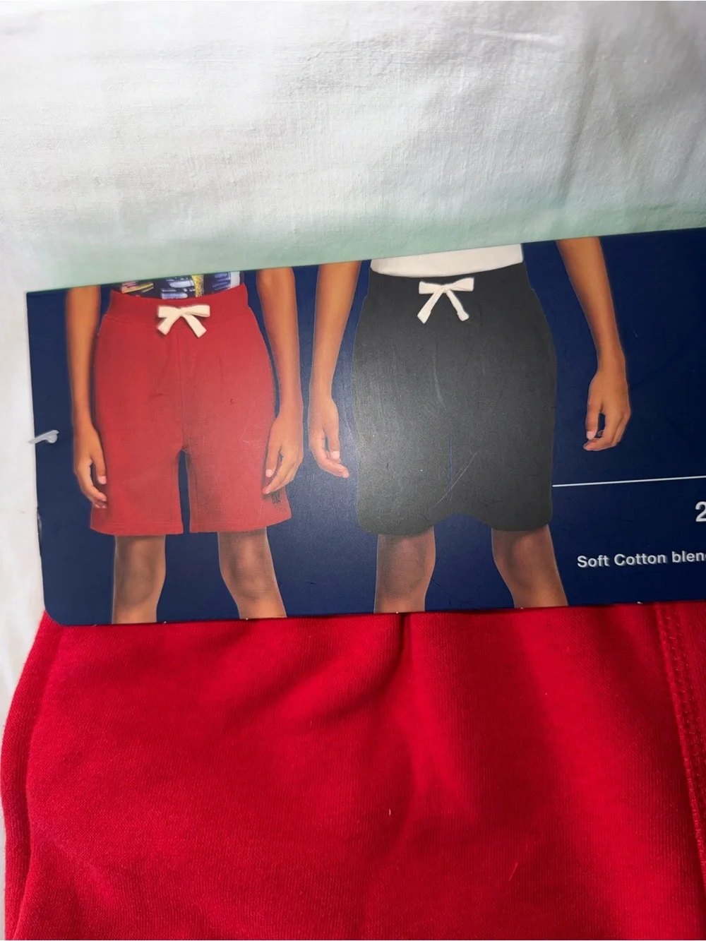 GAP Kids Red Athletic Shorts with Navy Trim